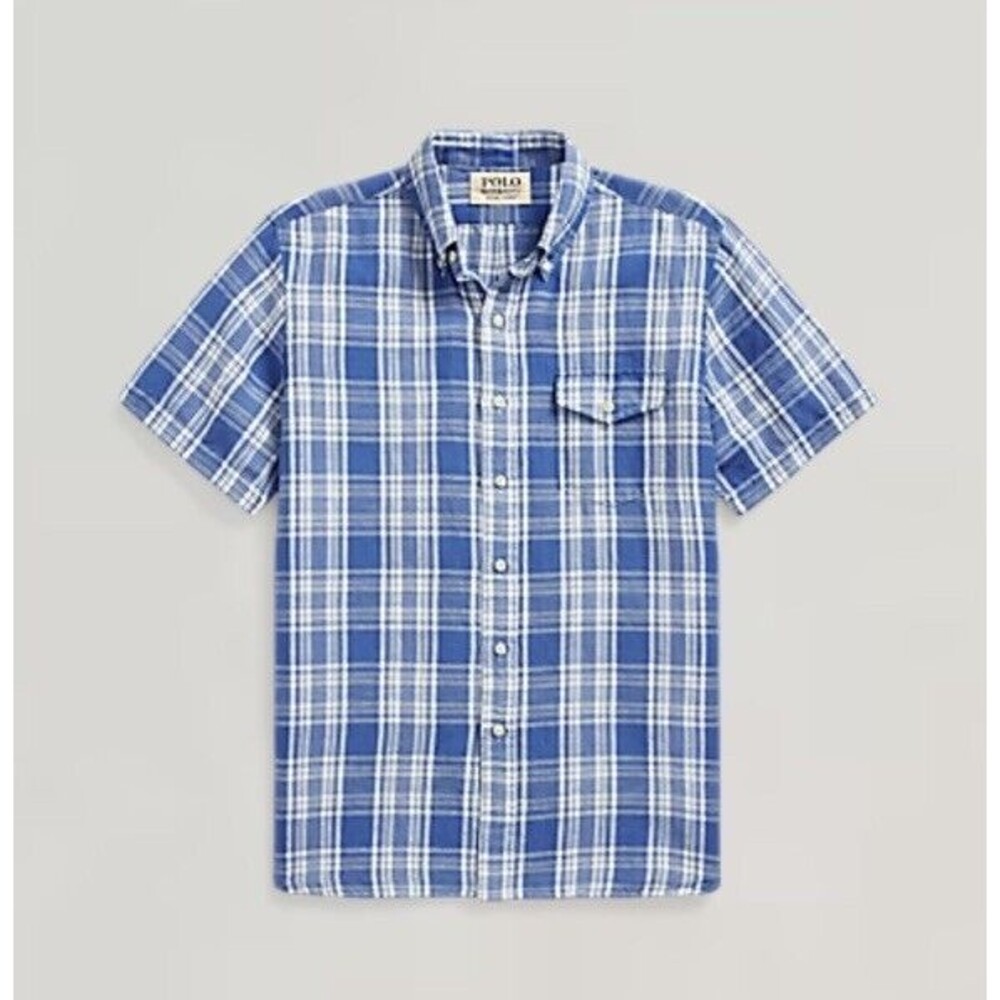 DENIM SUPPLY RALPH LAUREN Shirt Rustic Plainweave Button Down Size S NEW